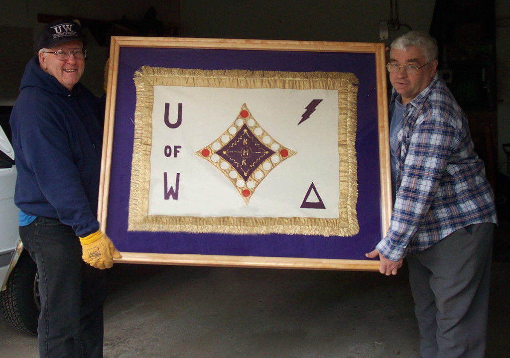 Tom and Steve with KHK Banner